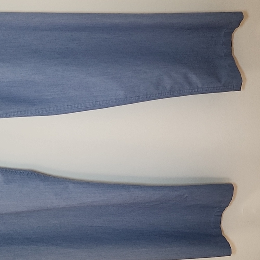 Figs Womens Tall Technical Collection Chambry Blue Straight Legged Pants Size S - Picture 12 of 16